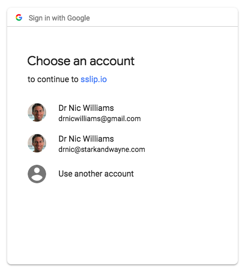 google-account-select